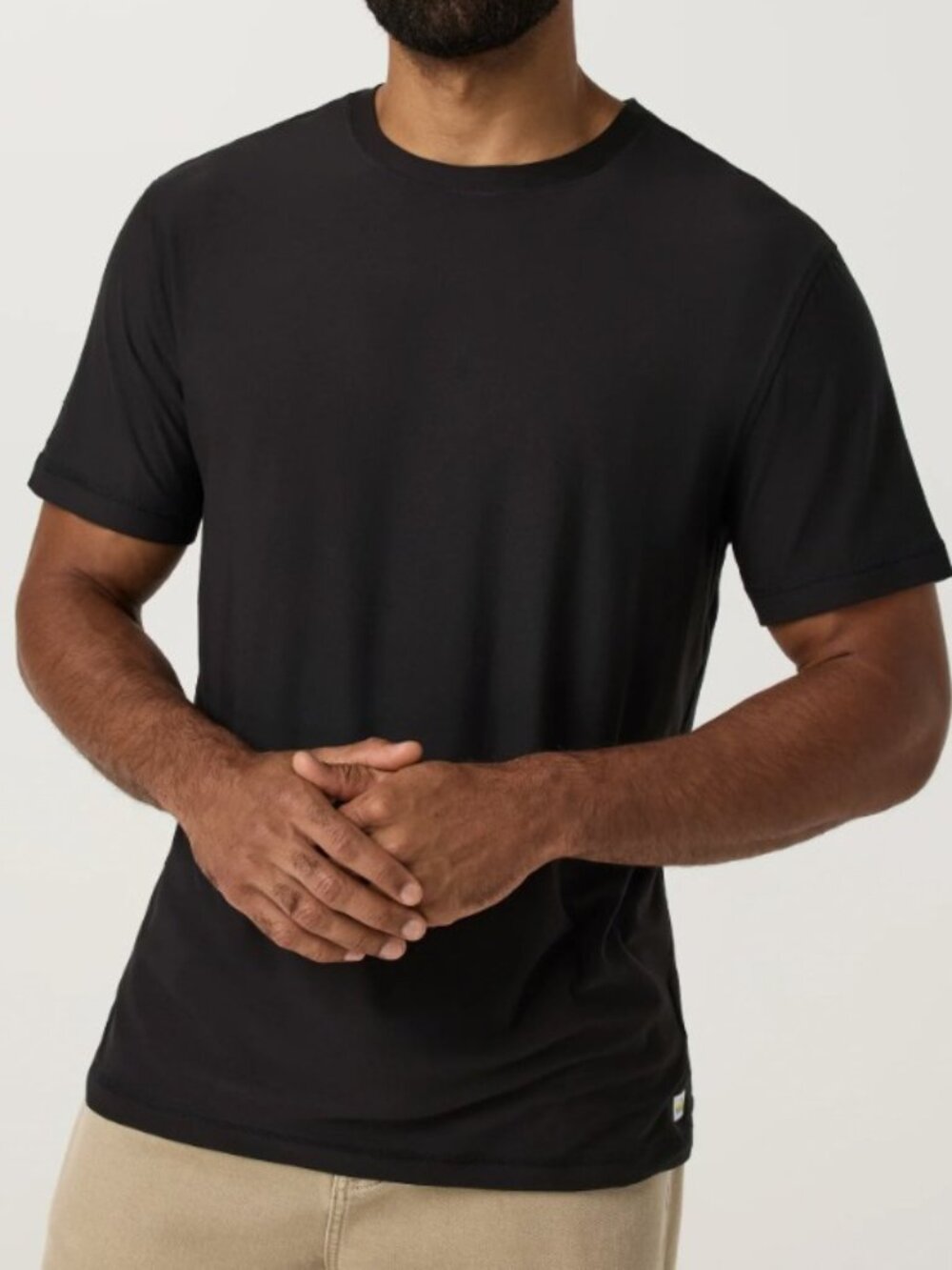 VUORI Men's XL Strato Tech Tee Short Sleeve T-Shirt Black Style V126